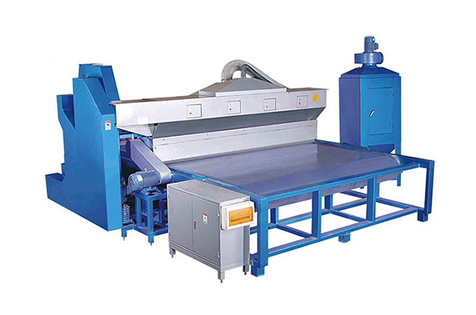 Horizontal sandblasting machine