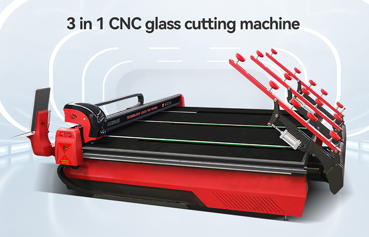 Glass clearance cutting machine
