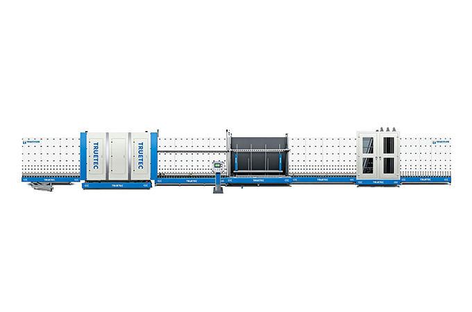 Insulating glass processing machine
